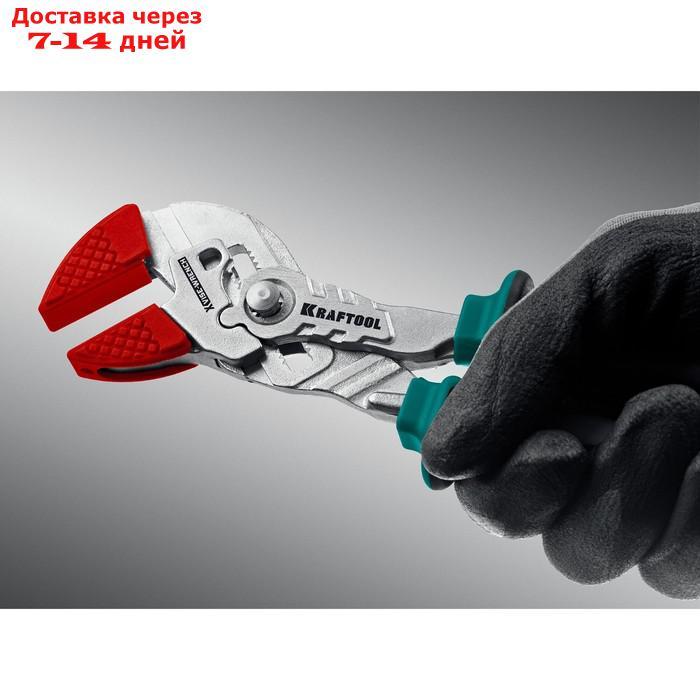 Клещи переставные-гаечный ключ KRAFTOOL VISE-WRENCH 22066, 180 мм - фото 3 - id-p226904374
