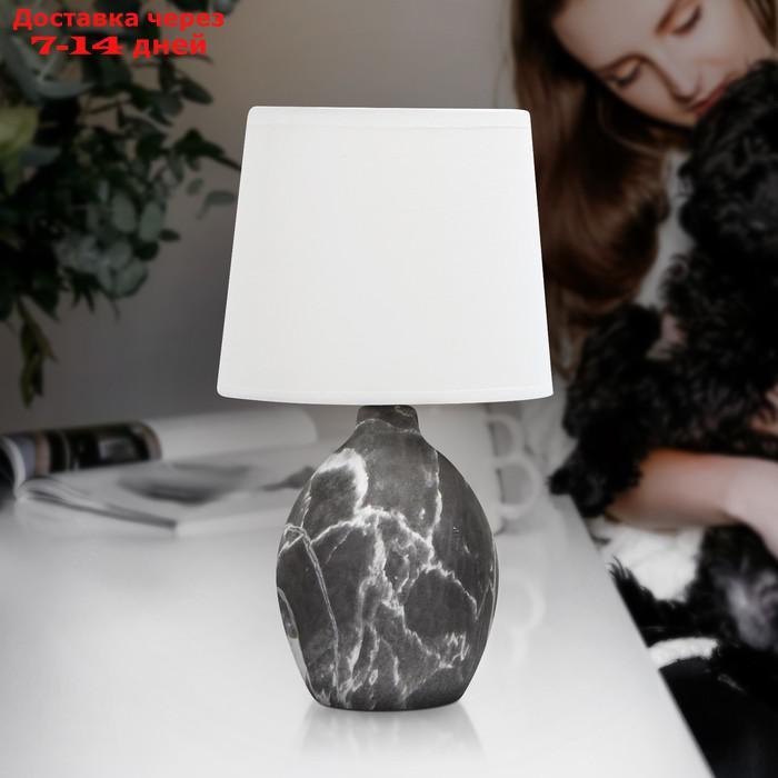 Настольная лампа Rivoli Chimera 7072-501 1хЕ14, 40Вт, чёрно-белый - фото 4 - id-p226914088