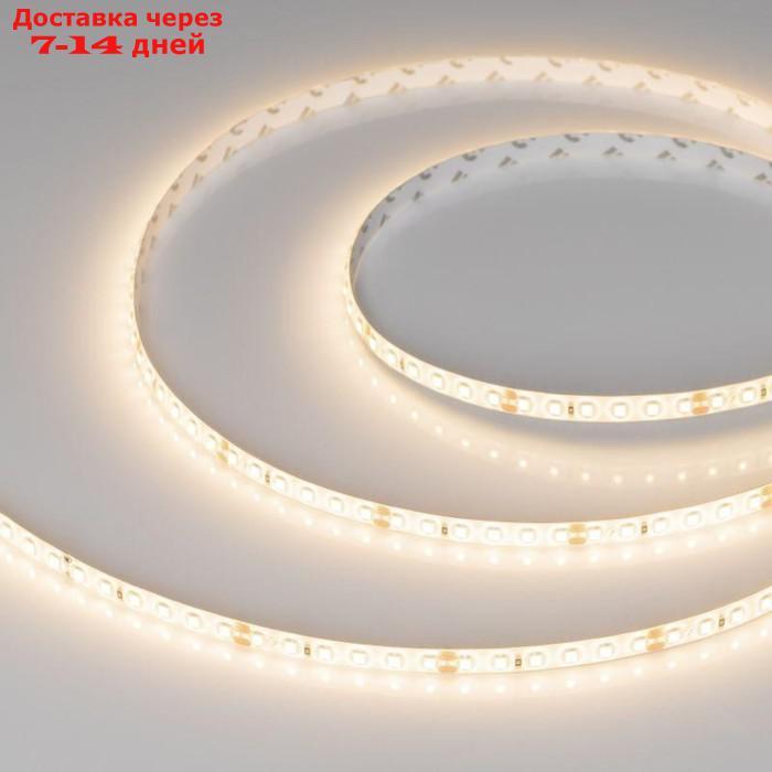 Светодиодная лента Arlight 8х2 мм, 5 м, IP65, 2835, 120 LED/м, 9 Вт/м, 24 В, 3000К, свечение тёплое белое - фото 1 - id-p226913035