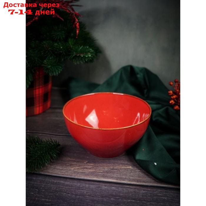 Миска суповая Porland Red, d=14 см, 500 мл - фото 1 - id-p226910539