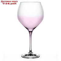 Набор бокалов для вина Crystalex "София", 650 мл, 2 шт, цвет розовый