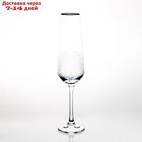 Набор бокалов для шампанского Crystalex "Сандра. Frost", 200 мл, 6 шт