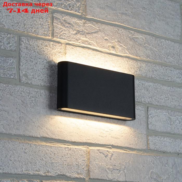 Светильник уличный Feron DH505, IP54, LED, 8 Вт, 175х27х90 мм, цвет чёрный - фото 2 - id-p226913064