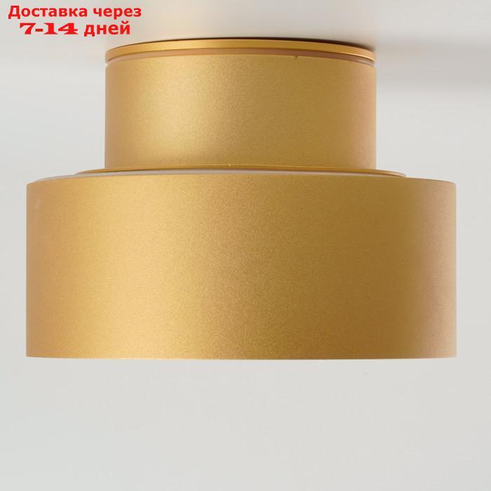 Светильник потолочный Feron HL367, IP44, GX53, 12 Вт, 110х110х75 мм, цвет золото - фото 6 - id-p226913073