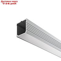 Алюминиевый профиль накладной Led Strip ALM-3535A-S-2M, 200х3,5х3,48 см, цвет серебро