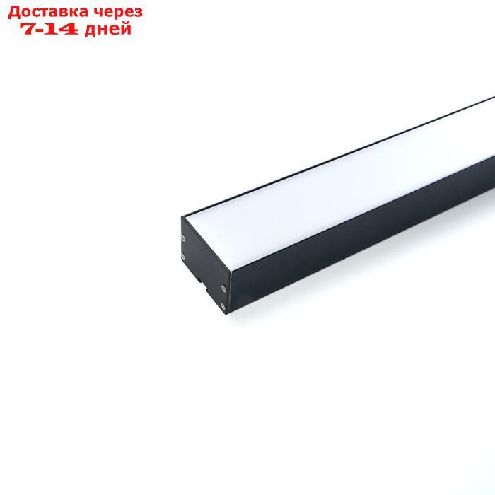 Профиль накладной для светодиодной ленты Feron, CAB257, 2 м, цвет чёрный - фото 1 - id-p226913159