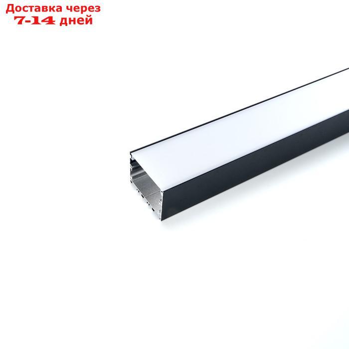 Профиль накладной для светодиодной ленты Feron, CAB257, 2 м, цвет чёрный - фото 5 - id-p226913159