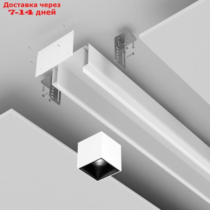 Алюминиевый профиль ниши скрытого монтажа для ГКЛ потолка Technical ALM-11681-PL-W-2M, 200х11,6х8,1 см, цвет - фото 2 - id-p226918939