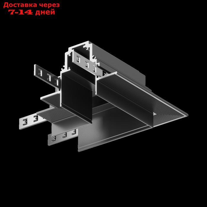 Угловой коннектор для встраиваемой трековой системы Technical TRA004CL-22B, 10х10х8,5 см, цвет чёрный - фото 6 - id-p226918947