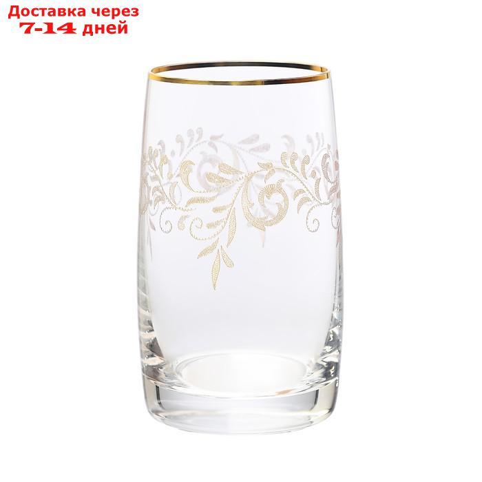 Набор стаканов для воды Crystalex "Идеал. Golden Stemm", 250 мл, 6 шт - фото 1 - id-p226908642