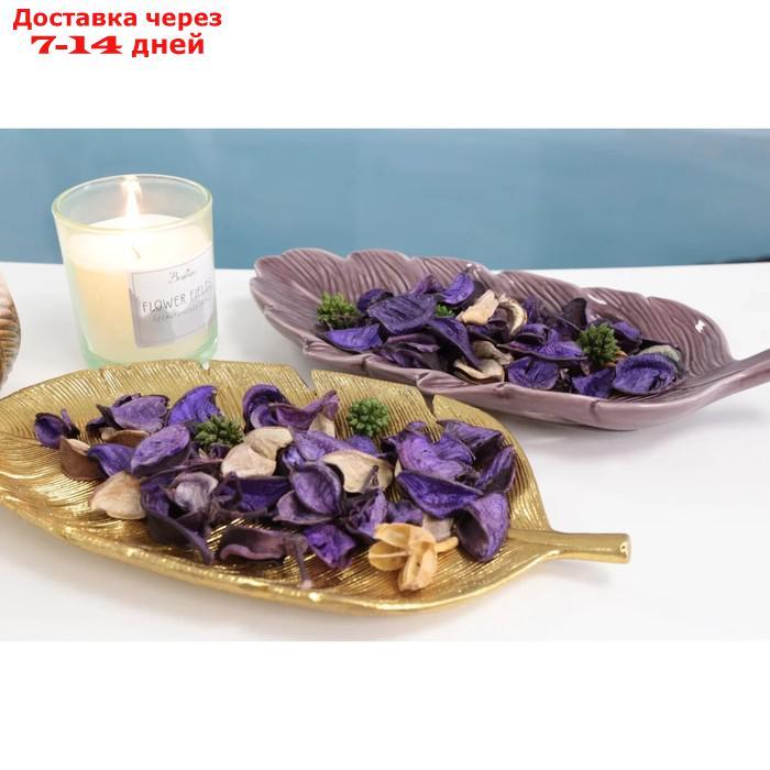 Набор сухоцветов из натуральных материалов с ароматом лаванды "Вещицы", короб 20×10,5×6 см - фото 2 - id-p226928055