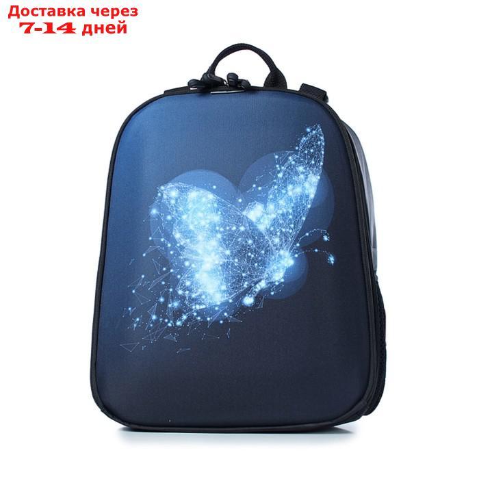 Рюкзак школьный, синтетическая ткань, 300x370x170 см, ЧЕРНЫЙ - фото 2 - id-p226935458