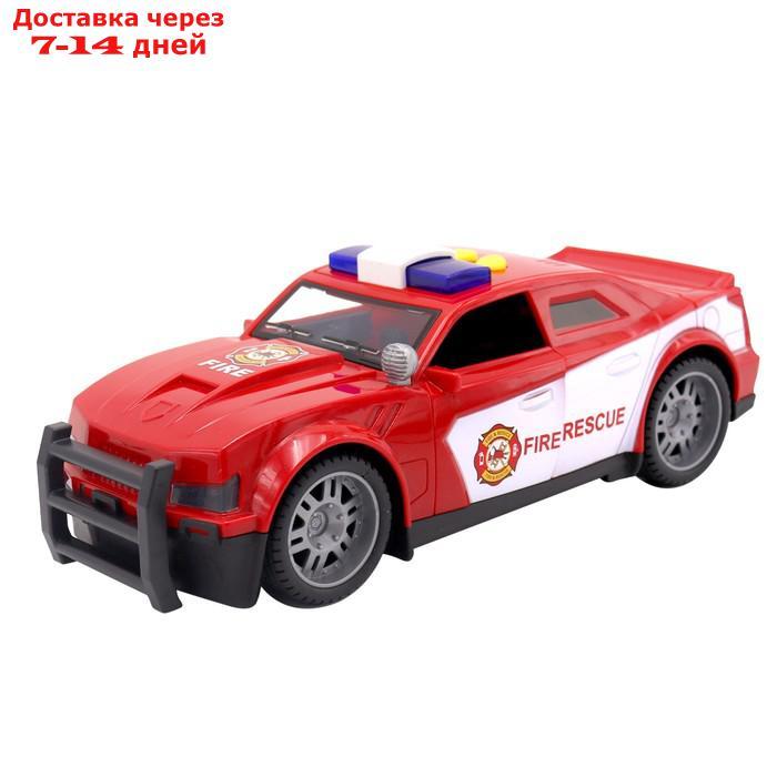 Машинка фрикционная Funky Toys "Скорость мегаполиса. Пожарная служба", открывающиеся двери, со светом и - фото 1 - id-p226930485