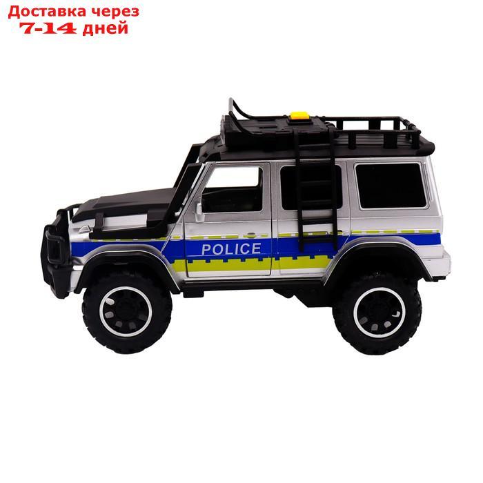 Машинка фрикционная Funky Toys "Гонки по бездорожью. Полиция", открывающиеся двери, со светом и звуком, 23 см - фото 2 - id-p226930515