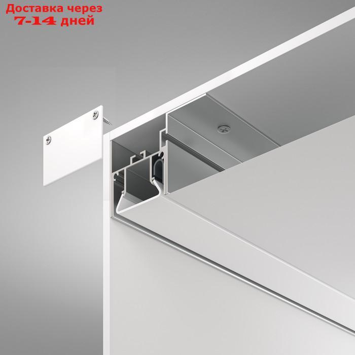 Алюминиевый профиль для натяжного потолка Led Strip ALM012S-2M, 200х5,2х3,5 см, цвет серебро - фото 4 - id-p226919121