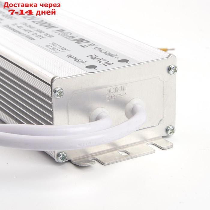 Трансформатор электронный для светодиодной ленты 12 Вт, Feron, LB007, 16.5А, 200 Вт - фото 6 - id-p226913357
