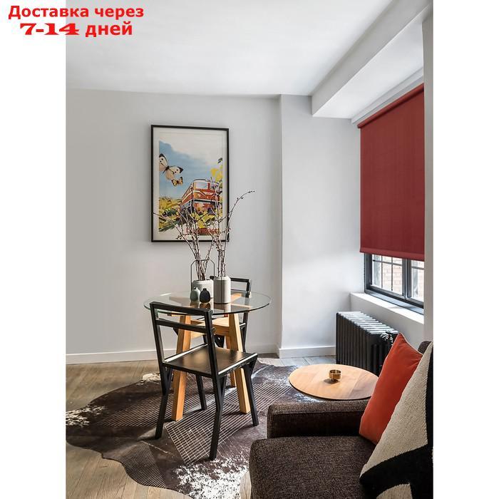 Рулонная штора "Шантунг", 48х175 см, цвет красный - фото 8 - id-p226928503