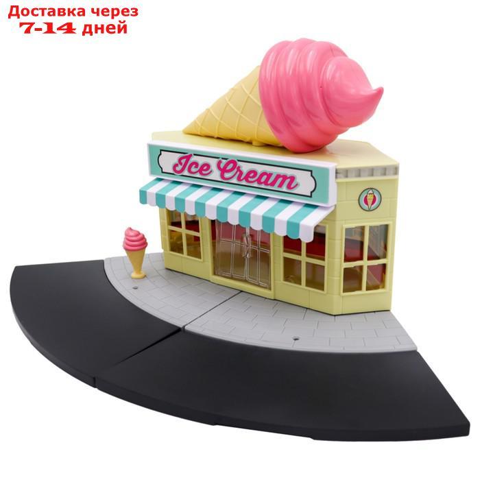 Набор игровой Bburago "Построй свой город! Магазин мороженого", с машинкой Street Fire, 1:43 - фото 4 - id-p226930547