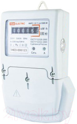 Счетчик электроэнергии электронный TDM SQ1105-0029 - фото 1 - id-p210638931