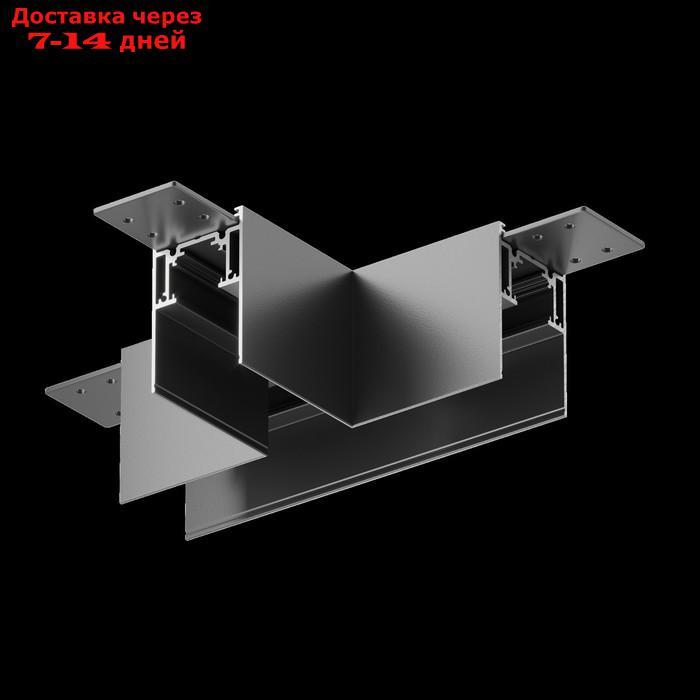 Коннектор Т-образный для накладной трековой системы Technical TRA010CT-41B, 23,9х23,9х5,9 см, цвет чёрный - фото 6 - id-p226919459