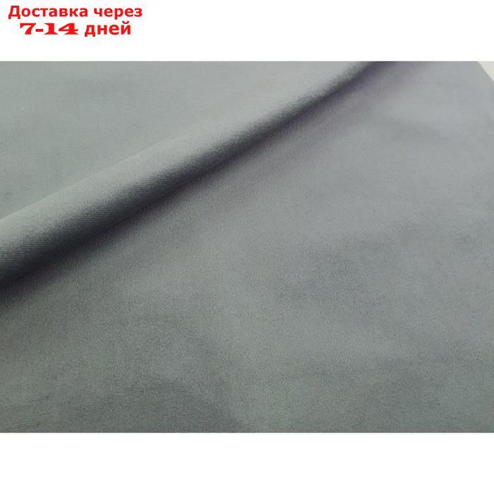 Угловой диван "Куба", правый угол, механизм еврокнижка, велюр, цвет серый - фото 2 - id-p226921334