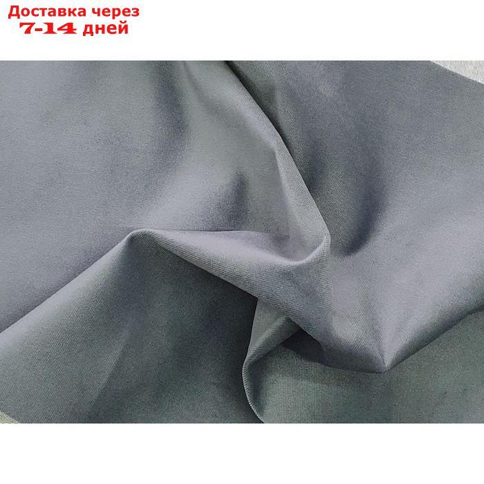 Угловой диван "Брюссель", правый угол, механизм дельфин, велюр, цвет серый - фото 9 - id-p226921341