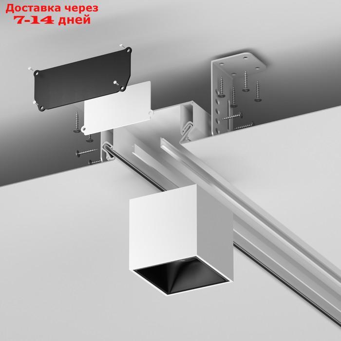 Алюминиевый профиль ниши скрытого монтажа в натяжной потолок Technical ALM-9940-SC-W-2M, 200х9,9х4 см, цвет - фото 2 - id-p226919518