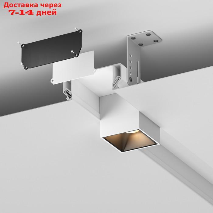 Алюминиевый профиль ниши скрытого монтажа в натяжной потолок Technical ALM-9940-SC-W-2M, 200х9,9х4 см, цвет - фото 3 - id-p226919518