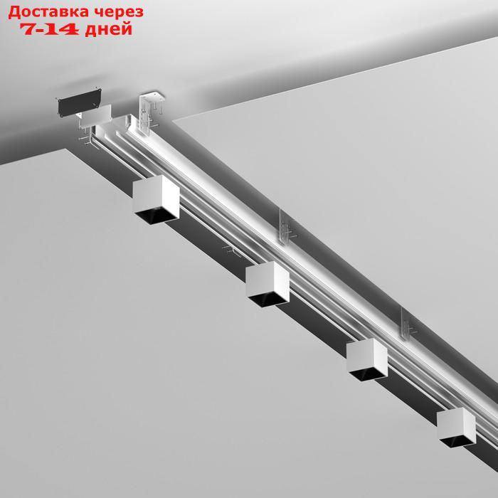Алюминиевый профиль ниши скрытого монтажа в натяжной потолок Technical ALM-9940-SC-W-2M, 200х9,9х4 см, цвет - фото 6 - id-p226919518