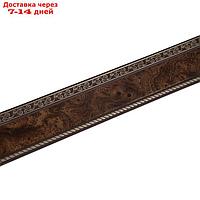 Декоративная планка "Есенин", длина 200 см, ширина 7 см, цвет золото/карельская берёза