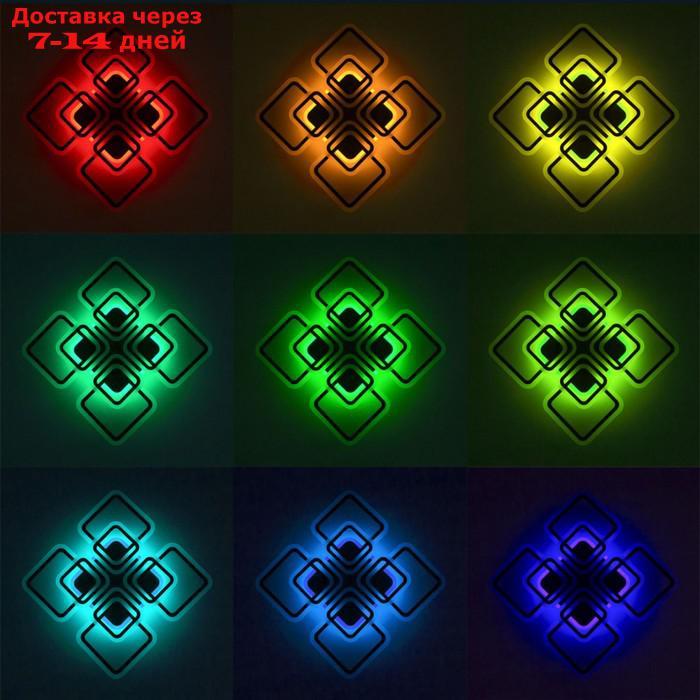 Светильник накладной Citilux "Марсель Смарт" CL232A185E 59,5х59,5х12 см, 8х11.85Вт, LED, цвет коричневый - фото 8 - id-p226919571