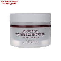 Крем для лица увлажняющий с авокадо Jigott Avocado Water bomb Cream
