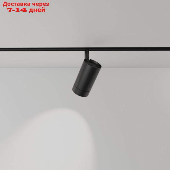 Магнитный трековый светильник для системы NOVA 48V 7Вт 4000К черный - фото 1 - id-p226919606