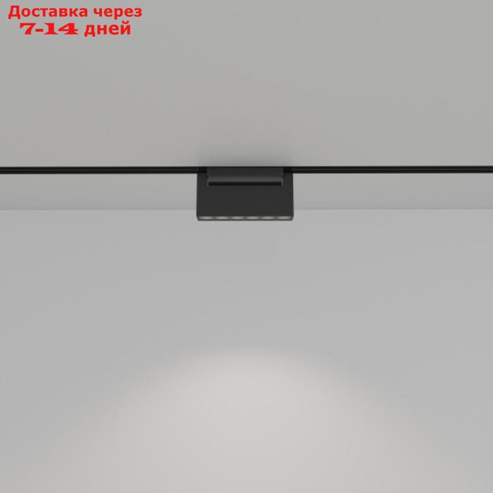 Магнитный трековый светильник для системы NOVA 48V 6Вт 4000К черный - фото 1 - id-p226919607