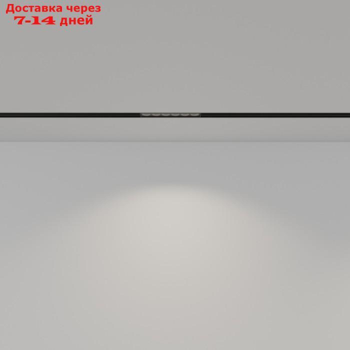 Магнитный трековый светильник для системы NOVA 48V 6Вт 3000К черный - фото 1 - id-p226919608