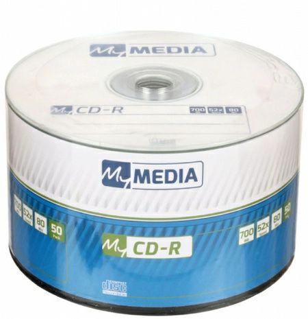 Диск CD-R MyMedia 700Mb 52x pack wrap (50шт) (69201) - фото 1 - id-p227231262