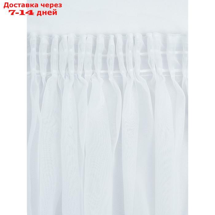 Тюль "Марио", размер 300x320 см, цвет белый - фото 2 - id-p226927023