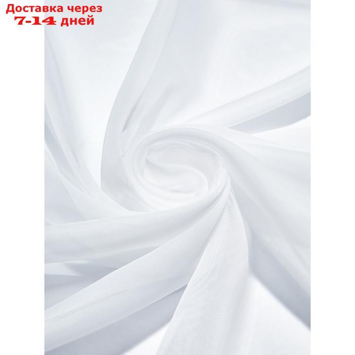 Тюль "Марио", размер 300x320 см, цвет белый - фото 4 - id-p226927023