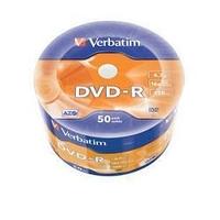 Диск DVD-R Verbatim 4.7Gb 16x bulk (50шт) (43788)