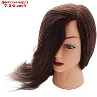 Голова учебная Ollin Professional "Шатен", длина волос 60 см, 50%+50%