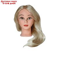 Голова учебная Ollin Professional "Блондин", длина волос 45/50 см, 100%