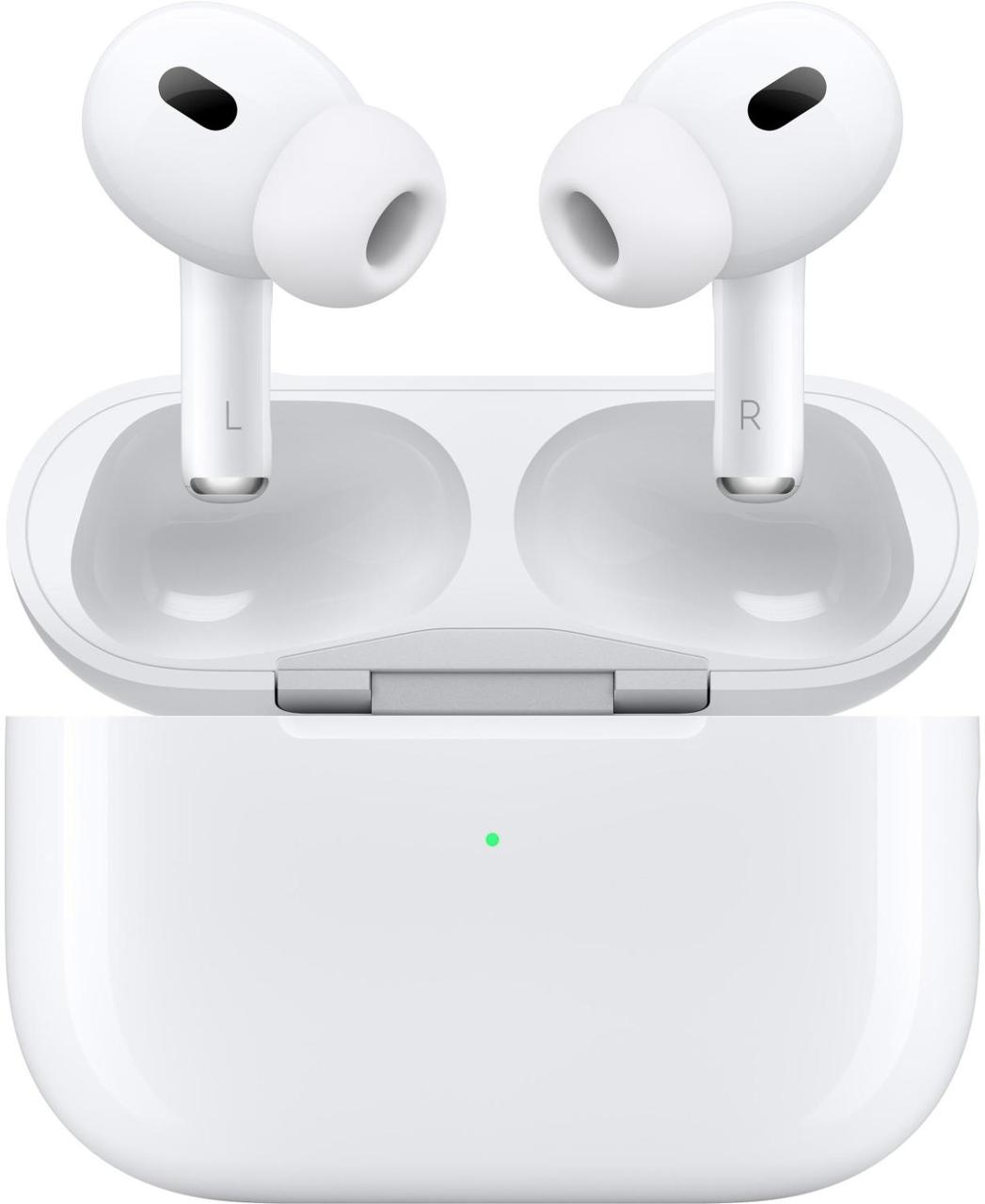 Гарнитура внутриканальные Apple AirPods Pro 2 2023 USB-C A3047/A3048/A2968 белый беспроводные bluetooth в - фото 1 - id-p227231233