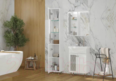 Шкаф-пенал для ванной Volna Milena 30 - фото 3 - id-p223457564