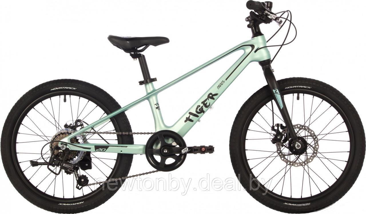 Детский велосипед Novatrack 20 Tiger 20MHD.TIGER.GN4 (светло-зеленый) - фото 1 - id-p227234283