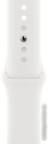 Умные часы Apple Watch SE 2 40 мм (алюминиевый корпус, серебристый/белый, спортивный силиконовый ремешок M/L) - фото 3 - id-p227233574