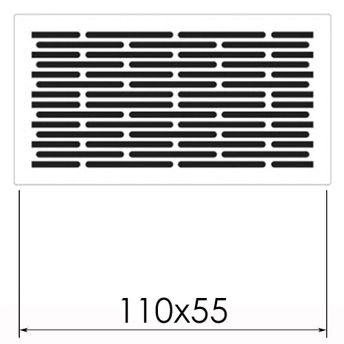 Магнитная вентиляционная решетка 110х55 мм