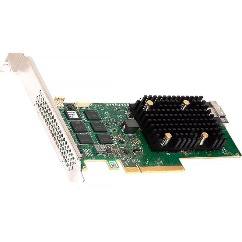 Контроллер Broadcom/LSI 9560-8I SGL (05-50077-01) PCIe 4.0 x8 LP, SAS/SATA/NVMe, RAID 0,1,5,6,10,50,60, - фото 1 - id-p227232206