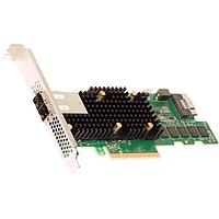 Контроллер Broadcom/LSI 9580-8I8E SGL (05-50076-00) PCIe 4.0 x8 LP, SAS/SATA/NVMe, RAID 0,1,5,6,10,50,60,