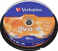 DVD+R диск Verbatim 4.7Gb 16x Verbatim DL 43523 (10 шт.)
