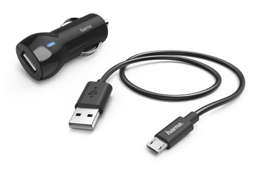 Комплект зар./устр. Hama H-183246 2.4A USB универсальное черный (00183246) - фото 1 - id-p227231855